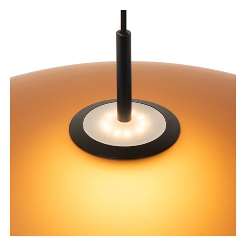 Lucide MENGA - Suspension - Ø 60 cm - LED Dim. - 1x18,6W 2700K - Ambre | Premium - détail 2